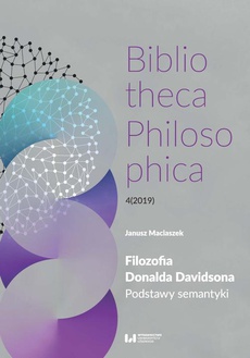 The cover of the book titled: Filozofia Donalda Davidsona
