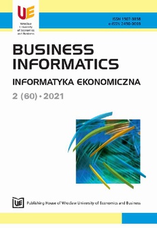 The cover of the book titled: Informatyka ekonomiczna 2(60)