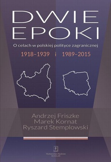 The cover of the book titled: Dwie epoki