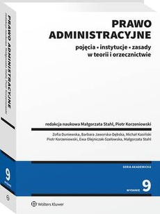 Okładka książki o tytule: Prawo administracyjne. Pojęcia, instytucje, zasady w teorii i orzecznictwie