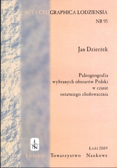 Okładka książki o tytule: Acta Geographica Lodziensia t. 95/2009