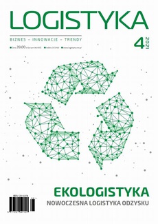 The cover of the book titled: Logistyka 4/2021