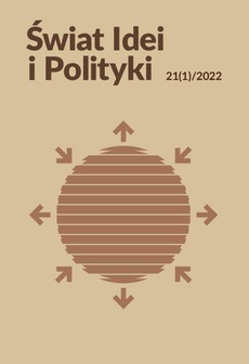 Okładka książki o tytule: Świat Idei i Polityki 21(1)/2022