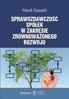 The cover of the book titled: Sprawozdawczość spółek w zakresie zrównoważonego rozwoju