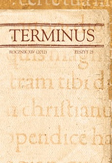 Okładka książki o tytule: Terminus rocznik XIV (2012), zeszyt 25