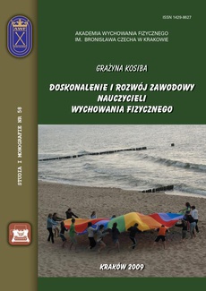 The cover of the book titled: Doskonalenie i rozwój zawodowy nauczycieli wychowania fizycznego