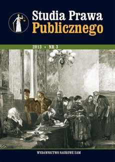 Okładka książki o tytule: Studia Prawa Publicznego 3/2013