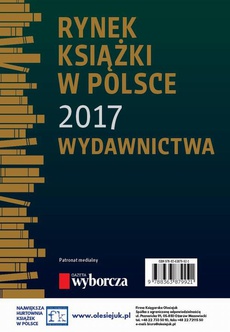 Обложка книги под заглавием:Rynek książki w Polsce 2017. Wydawnictwa