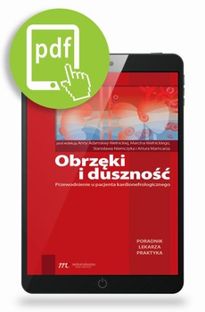The cover of the book titled: Obrzęki i duszności