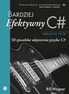 The cover of the book titled: Bardziej efektywny C#