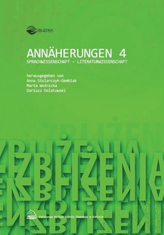 Okładka książki o tytule: Annäherungen 4: SPRACHWISSENSCHAFT – LITERATURWISSENSCHAFT