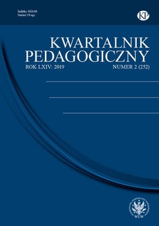 Okładka książki o tytule: Kwartalnik Pedagogiczny 2019/2 (252)