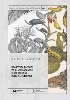 The cover of the book titled: Rozwój nauki w biofilozofii Georges’a Canguilhema