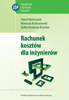 The cover of the book titled: Rachunek kosztów dla inżynierów