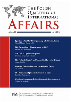 Обложка книги под заглавием:The Polish Quarterly of International Affairs 2/2016