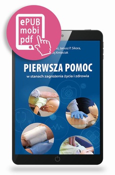 The cover of the book titled: Pierwsza pomoc w stanach zagrożenia życia i zdrowia
