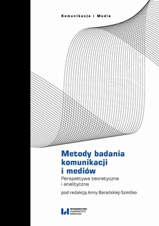 The cover of the book titled: Metody badania komunikacji i mediów