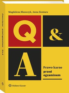 Обложка книги под заглавием:Prawo karne. Przed egzaminem