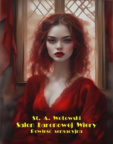 The cover of the book titled: Salon baronowej Wiery. Powieść sensacyjna