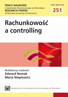 The cover of the book titled: Rachunkowość a controlling
