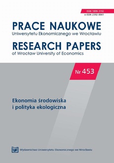 The cover of the book titled: Prace Naukowe Uniwersytetu Ekonomicznego we Wrocławiu, nr 453