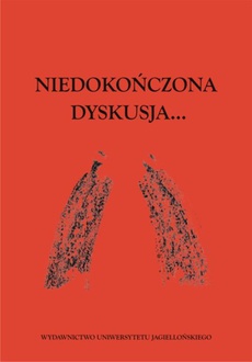 The cover of the book titled: Niedokończona dyskusja