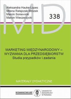 The cover of the book titled: Marketing międzynarodowy - wyzwania dla przedsiębiorstw