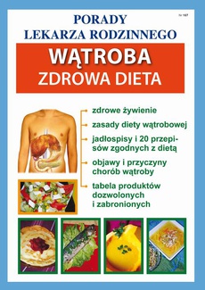 The cover of the book titled: Wątroba. Zdrowa dieta