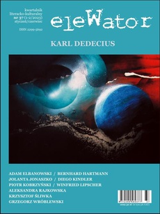 Обложка книги под заглавием:eleWator 37 (1-2/2023) – Karl Dedecius