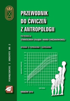 The cover of the book titled: Przewodnik do ćwiczeń z antropologii