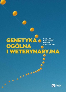 Обложка книги под заглавием:Genetyka ogólna i weterynaryjna