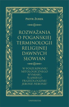 Обложка книги под заглавием:Rozważania o pogańskiej terminologii religijnej dawnych Słowian