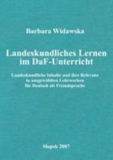 Okładka książki o tytule: Landeskundliches Lernen im DaF-Unterricht