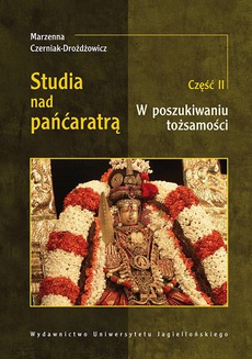 Обложка книги под заглавием:Studia nad pańćaratrą. W poszukiwaniu tożsamości. Część 2