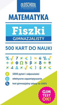Обкладинка книги з назвою:Matematyka Fiszki gimnazjalisty