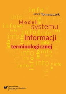 Обложка книги под заглавием:Model systemu informacji terminologicznej