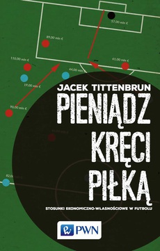 The cover of the book titled: Pieniądz kręci piłką