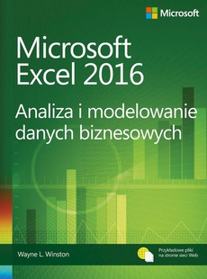 The cover of the book titled: Microsoft Excel 2016 Analiza i modelowanie danych biznesowych