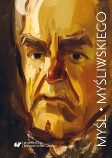 Обложка книги под заглавием:Myśl Myśliwskiego (studia i eseje)
