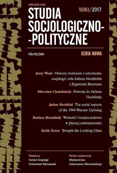 The cover of the book titled: Studia Socjologiczno-Polityczne 2017/1 (06)