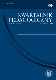 Okładka książki o tytule: Kwartalnik Pedagogiczny 2020/4 (258)