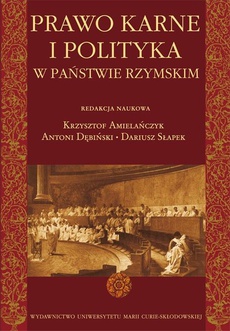 The cover of the book titled: Prawo karne i polityka w państwie rzymskim