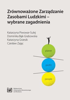 The cover of the book titled: Zrównoważone Zarządzanie Zasobami Ludzkimi – wybrane zagadnienia