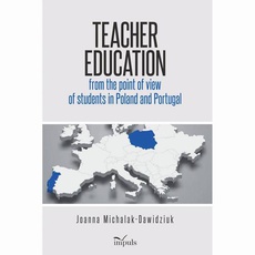 The cover of the book titled: Teacher education from the point of view of students in Poland and Portugal