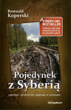 Обложка книги под заглавием:Pojedynek z Syberią