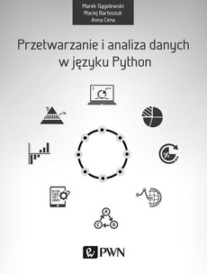 Обложка книги под заглавием:Przetwarzanie i analiza danych w języku Python