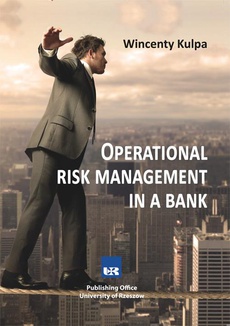 Обложка книги под заглавием:Operational risk management in a bank