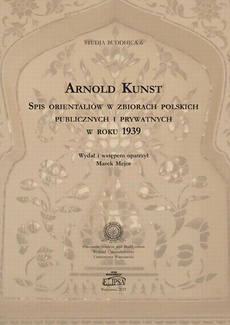 The cover of the book titled: Spis orientaliów w zbiorach polskich publicznych i prywatnych w roku 1939
