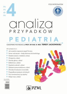 The cover of the book titled: Analiza Przypadków. Pediatria 4/2022