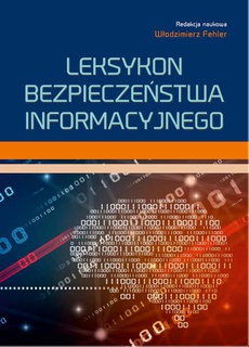 Обложка книги под заглавием:Leksykon bezpieczeństwa informacyjnego